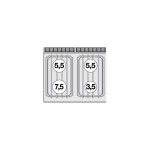 Εστία αερίου τετραπλή Lotus 80x70.5x28 εκ PCT-78GP POWER