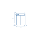 Ψυχόμενος θάλαμος συντήρησης QPC 1640 - EURONORM
