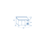 Ψυχόμενος πάγκος QR 2200 - GN 1/1