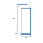 Ψυγείο αναψυκτικών QR 400 - 400 Lt