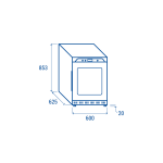 Ψυγείο αναψυκτικών συντήρηση QRG 200B - 200Lt (ΜΕ ΓΥΑΛΙΝΗ ΠΟΡΤΑ)