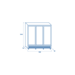 Ψυγείο αναψυκτικών RCG 1900 1200 λίτρων