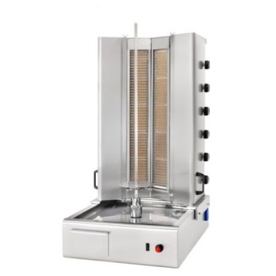 Γυριέρα αερίου με 6+6 εστίες κάθετες για 150 kg PN-RGDV10 55X70X105 εκ