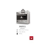 Επαγγελματικός φούρνος κάρβουνου επιτραπέζιος ROASTER VKN-ROASTER 74 96,5X51X111 εκ