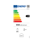 Ψυγείο βιτρίνα συντήρηση επιτραπέζιο με 2 πόρτες 90x53x89.6 εκ S 198 XH