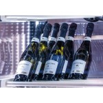 Πανοραμική βιτρίνα κρασιών RV 404B συντήρηση 440lt (μαύρο χρώμα)