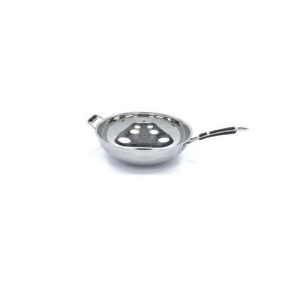 Τηγάνι Wok από ανοξείδωτο χάλυβα για επαγωγή MAX-09371060