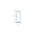 Βιτρίνα συντήρησης TKG 390 350lt