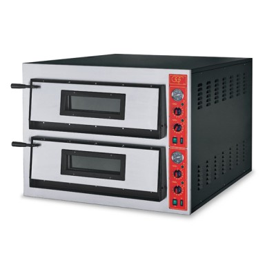 Φούρνος Πίτσας Ηλεκτρικός 6+6 Πίτσες Ø36 εκ. F72/66 GGF Ιταλίας