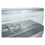 Ψυγείο σαλατών συντήρηση με 3 πόρτες για 12 GN 1/4 185X70X130 BM-SM185