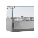 Ψυγείο σαλατών επιτραπέζιο για 8 GN 1/4 1800x335x225(435) εκ VK33-180