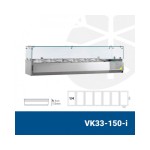 Ψυγείο σαλατών επιτραπέζιο για 7 GN 1/4 1500x335x225(435) εκ VK33-150