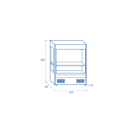 Βιτρίνα κρεάτων VS 15 (Πλάτους 1510mm)
