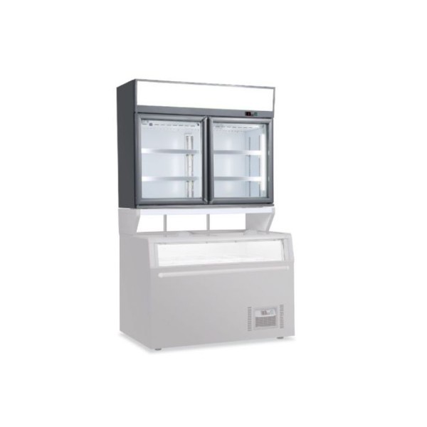 Βιτρίνα κατάψυξης διπλή επιτοίχια 373lt ALASKA TOP 145 HOI- 24.02.005.0001
