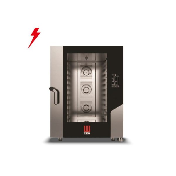 Φούρνος κυκλοθερμικός 10 θέσεων GN 2/1 απευθείας ψεκασμού με ενσωματωμένο πλύσιμο MKF 1021 BM