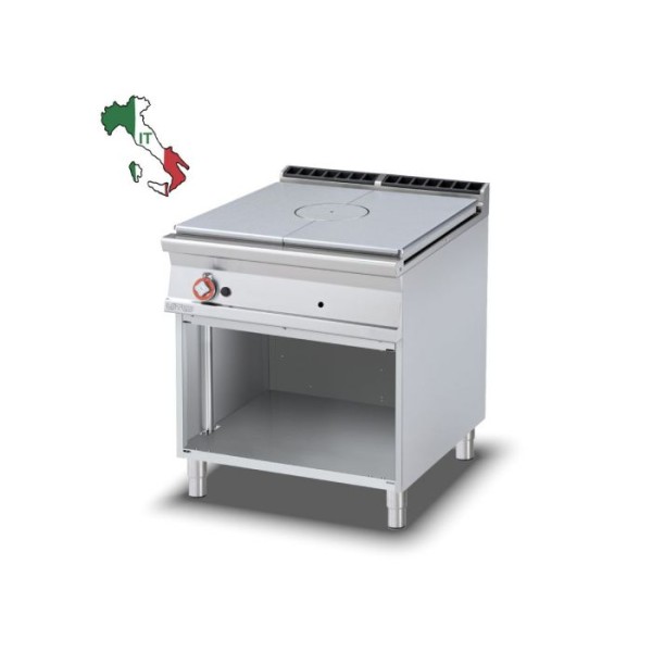 Κουζίνα αερίου επιδαπέδια με ενιαία πλάκα Hot-Top TP-98G