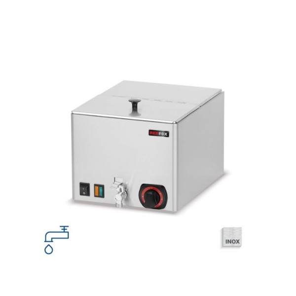 Θερμαντικό hot dog μονό με βρυσάκι απορροής WEV 12