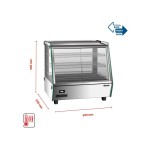 Βιτρίνα θερμαινόμενη επιτραπέζια 305055 69x60x67 εκ 