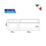 Βούτα μέσης / πλάτης συντήρηση - κατάψυξη 745lt MANHATTAN 18  HO-24.02.004.0001