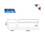 Βούτα μέσης / πλάτης συντήρηση - κατάψυξη 1105lt MANHATTAN 25 HO-24.02.003.0001