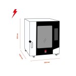 Φούρνος κυκλοθερμικός απευθείας ψεκασμού 6 θέσεων GN 2/1 με ενσωματωμένο πλύσιμο MKF 621 BM