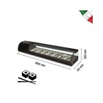 Βιτρίνα συντήρησης για Sushi 7 GN 1/3 SH 180