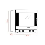 Φούρνος κυκλοθερμικός με υγραντήρα ALFA 625H-2