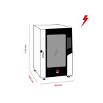 Φούρνος κυκλοθερμικός 10 θέσεων GN 2/1 απευθείας ψεκασμού με ενσωματωμένο πλύσιμο MKF 1021 BM