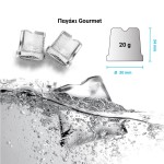 Παγομηχανή με σύστημα ψεκασμού & παγάκι Gourmet 48Kg SCE 50 Xsafe