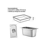 Bain Marie τριπλό για GN 1/3 200233