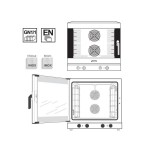 Φούρνος κυκλοθερμικός με υγραντήρα ALFA 625H-2