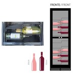 ΨΥΓΕΙΟ ΣΥΝΤΗΡΗΣΗΣ ΚΡΑΣΙΩΝ CW 180 G2TB 0.60 x 0.70 x 1.80 2 ΖΩΝΕΣ ΨΥΞΗΣ KLIMAITALIA