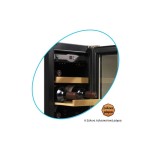 Ψυγείο βιτρίνα κρασιών επιτραπέζιο 29.5x57x86 εκ TFW100-S