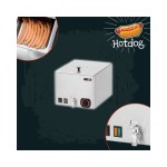 Θερμαντικό hot dog μονό με βρυσάκι απορροής WEV 12