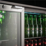 Βιτρίνα συντήρησης Back Bar Inox με ανοιγόμενες πόρτες S 185 XH