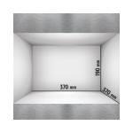 Φούρνος μικροκυμάτων 26 lt με 2 magnetrons 610196 464x557x368(h)mm