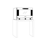 Φούρνος κυκλοθερμικός με υγραντήρα ALFA 420H-2