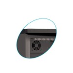 Ψυγείο βιτρίνα κρασιών συντήρηση επιτραπέζια 50.3χ56.7χ77.5 εκ SC85 BLACK