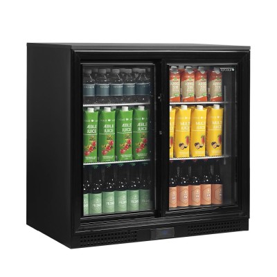 Βιτρίνα συντήρησης Back Bar με συρόμενες πόρτες 190lt DB201S