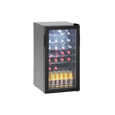 Ψυγείο βιτρίνα συντήρηση επιδαπέδιο μαύρο back bar 43x48x83 εκ 700182G