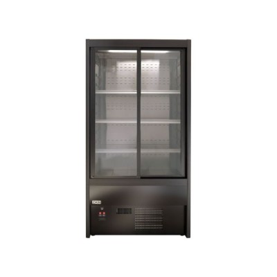 Self service συντήρησης με συρόμενες πόρτες CERVINO A200 VIEW 1000 BLACK