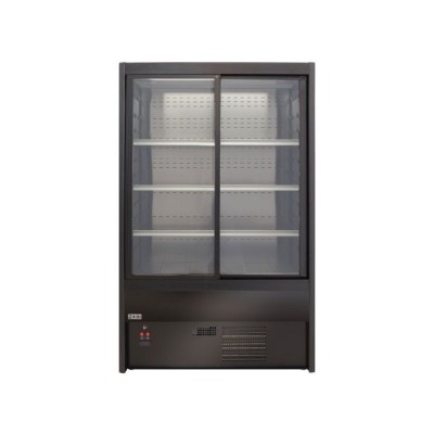 Self service συντήρησης με συρόμενες πόρτες CERVINO A200 VIEW 1200 BLACK