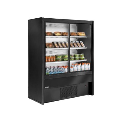 Self service συντήρησης με συρόμενες πόρτες CHAMONIX B200 VIEW 1500 BLACK