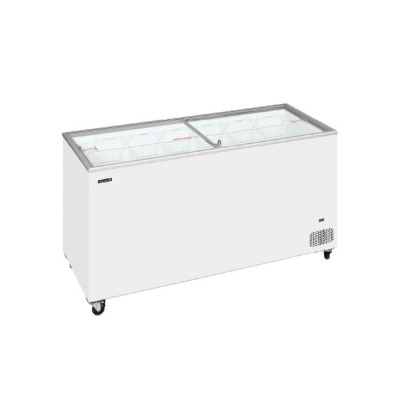 Καταψύκτης με ίσια συρόμενα κρύσταλλα 1550x630x892mm  IC501SC