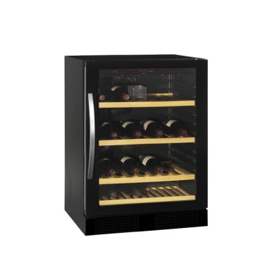 Ψυγείο βιτρίνα συντήρηση κρασιών frameless επιτραπέζιο μάυρο 59.5x57x82 εκ TFW200-F