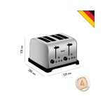 Φρυγανιέρα με 4 υποδοχές 100374 | TBRB40