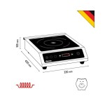 Επαγωγική εστία ηλεκτρονική 105924 | IK 35 Basic