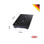 Επαγωγική εστία ηλεκτρονική διπλή εντοιχιζόμενη 105936S | IK 30S-EB