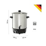 Βραστήρας κρασιού inox 30 lt 200057