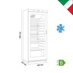 Βιτρίνα συντήρησης GN 400 G TN BLACK